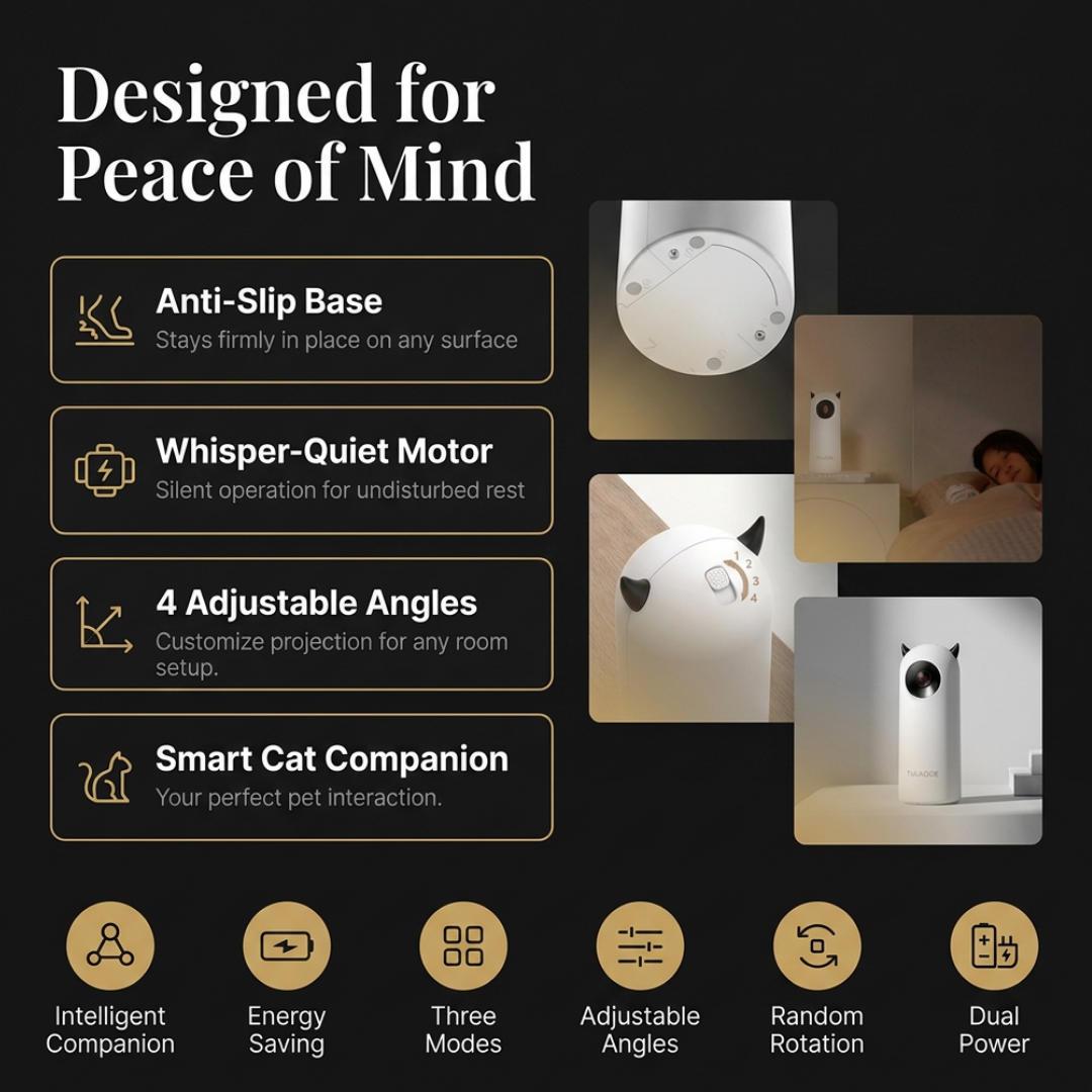 Automatic Cat Toy – Interactive Smart LED Laser