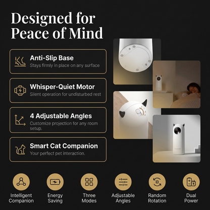 Automatic Cat Toy – Interactive Smart LED Laser