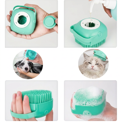 7-in-1 Pet Grooming Kit – Self-Cleaning Brush, Nail Clipper, Flea Comb, Bath & Dental Care Tools